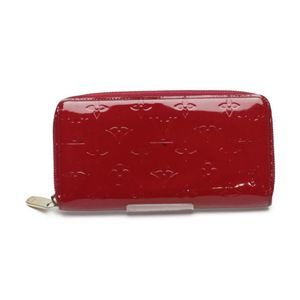 Louis Vuitton Zippy Wallet Round Zipper Vernis Magenta Long Wallet Handbag